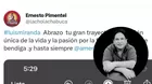 Ernesto Pimentel lamentó el fallecimiento del periodista Luis Miranda