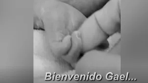 Ernesto Pimentel muestra la primera foto de su hijo Gael 