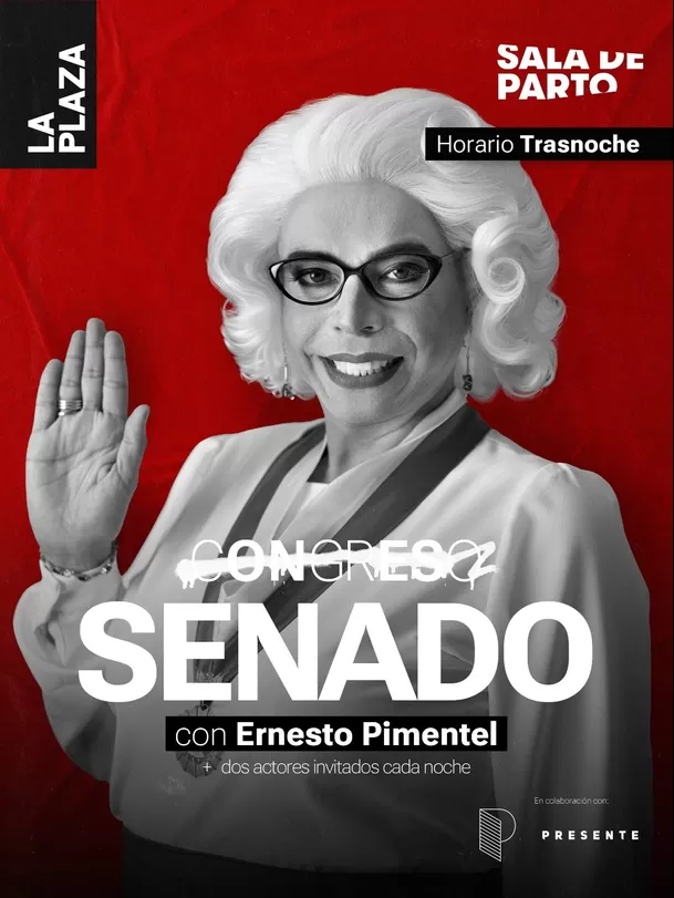 Ernesto Pimentel presenta la obra ‘Senado’ / Instagram Ernesto Pimentel presenta la obra ‘Senado’ / Instagram