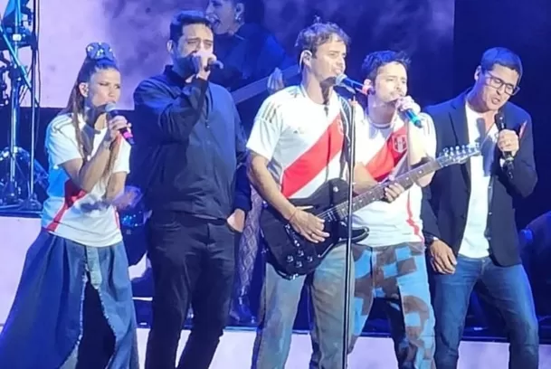 Pablo Heredia y Coco Maggio en el segundo concierto de Erreway en Lima / Instagram Pablo Heredia y Coco Maggio en el segundo concierto de Erreway en Lima / Instagram