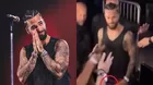 ¡Eso no se hace! Así reaccionó Maluma luego que fanática le tocó sus partes íntimas