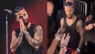 ¡Eso no se hace! Así reaccionó Maluma luego que fanática le tocó sus partes íntimas