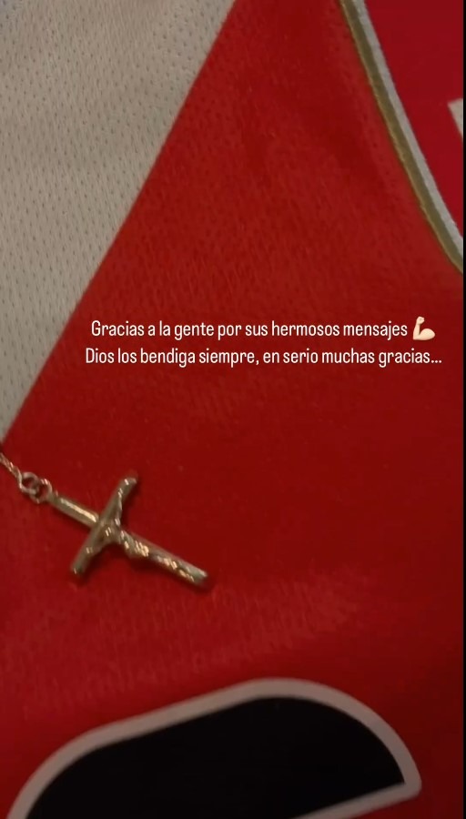 Jacqueline Palomino agradeció las muestras de apoyo y cariño hacia Miguel Araujo/Foto: Instagram