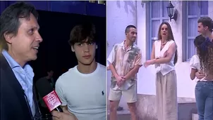 Esposo e hijo de Rebeca Escribens felices por estreno de ‘Mamma Mía’ / América Espectáculos