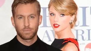 Calvin Harris y Taylor Swift. Foto: Mirror