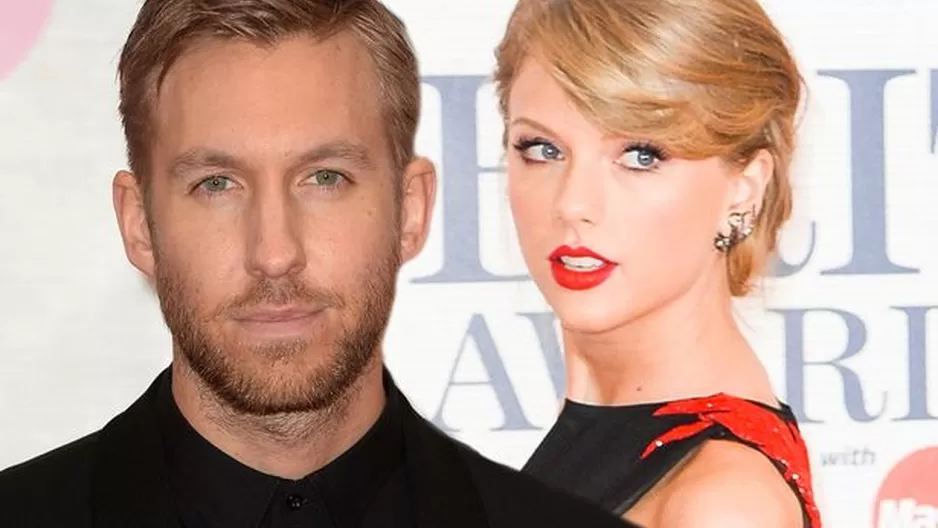 Calvin Harris y Taylor Swift. Foto: Mirror