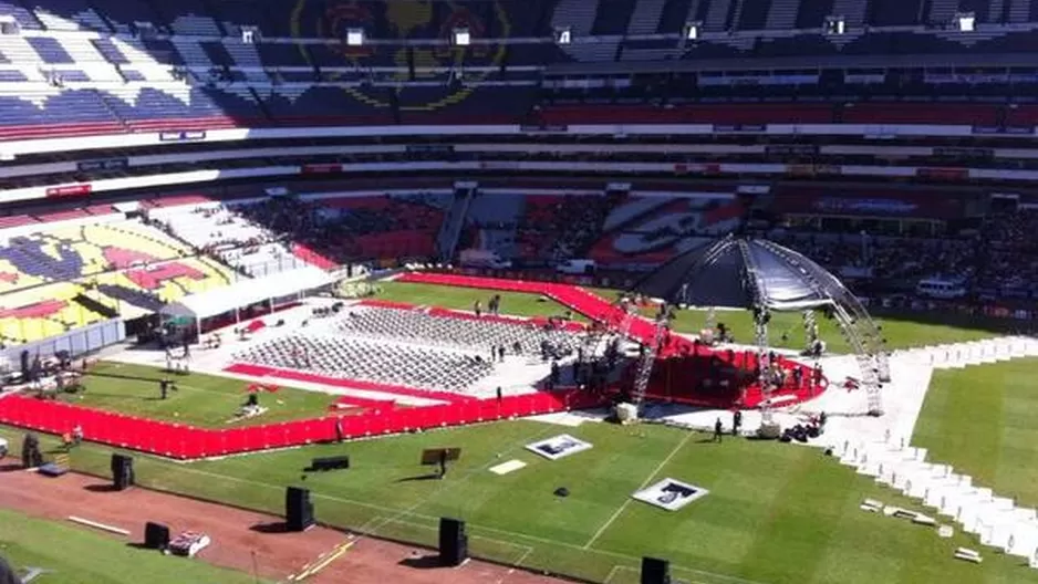 Estadio Azteca: Mira el lugar donde Chespirito recibirá un homenaje póstumo