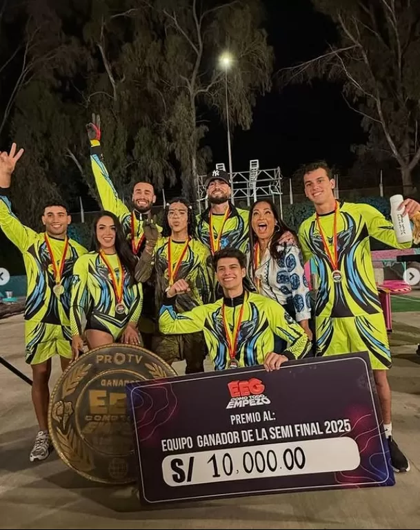 Los 'guerreros' se consagraron como ganadores de la semifinal de 'Esto es guerra'. Foto: Instagram Los 'guerreros' se consagraron como ganadores de la semifinal de 'Esto es guerra'. Foto: Instagram