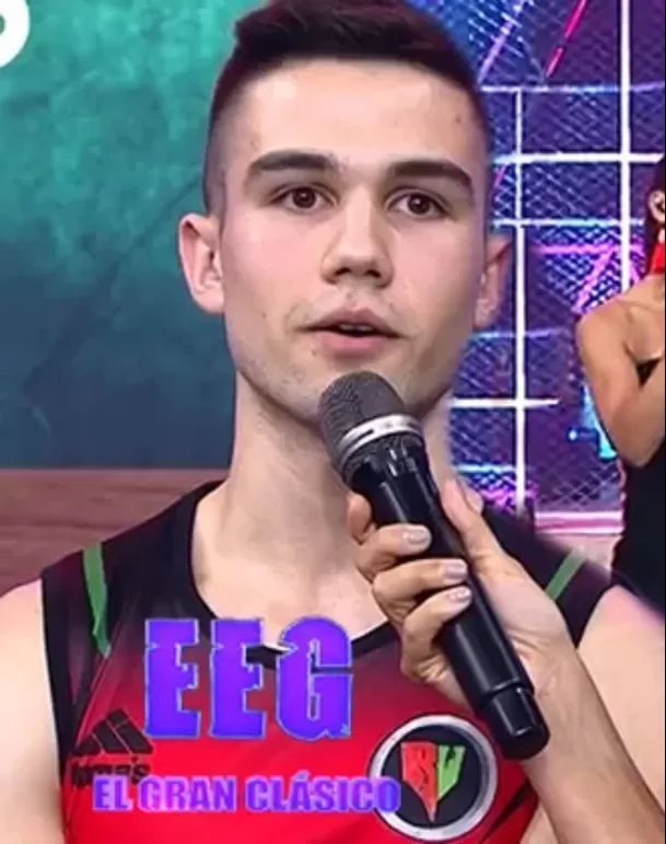 Matteo Tulini ingresó a 'Esto es Guerra' en 2018 cuando tenía 20 años / América Tv Matteo Tulini ingresó a 'Esto es Guerra' en 2018 cuando tenía 20 años / América Tv