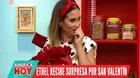 Ethel Pozo lloró al recibir un ramo de rosas de misterioso galán  