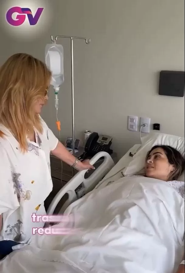 Gisela Valcárcel visitó a su hija Ethel Pozo tras cirugía de reducción de busto / Instagram