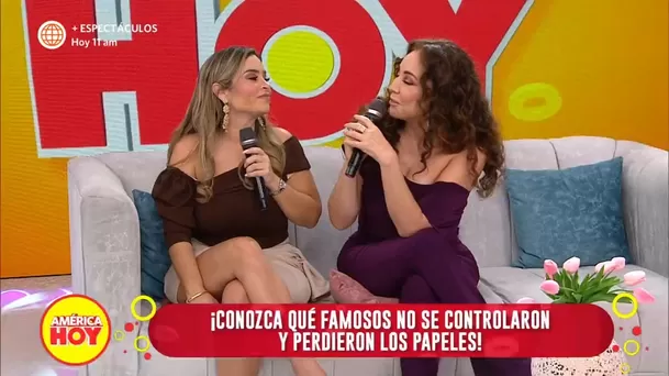 Ethel Pozo sufrió mareo en pleno programa / América Hoy Ethel Pozo sufrió mareo en pleno programa / América Hoy