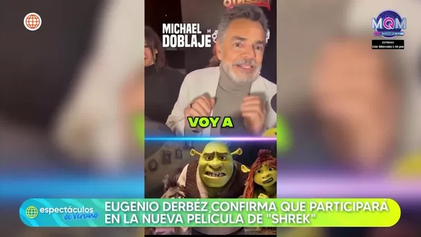 Eugenio Derbez confirma que será parte de la nueva cinta de 'Shrek' / Captura
