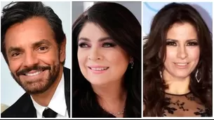 Eugenio Derbez analiza incluir a Victoria Ruffo en alguna temporada de su reality show. Fuente: AFP