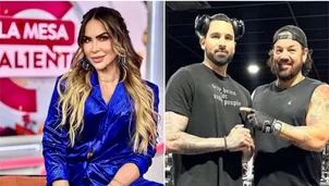 Ex de Aylín Mujica reacciona a muerte de su hijo / @aylinmujic / @osamumenendez_oficial