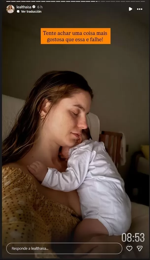 La ex de Paolo Guerrero, Thaisa Leal, derritió las redes al mostrar un tierno momento con su hija Elisa. Foto: Instagram