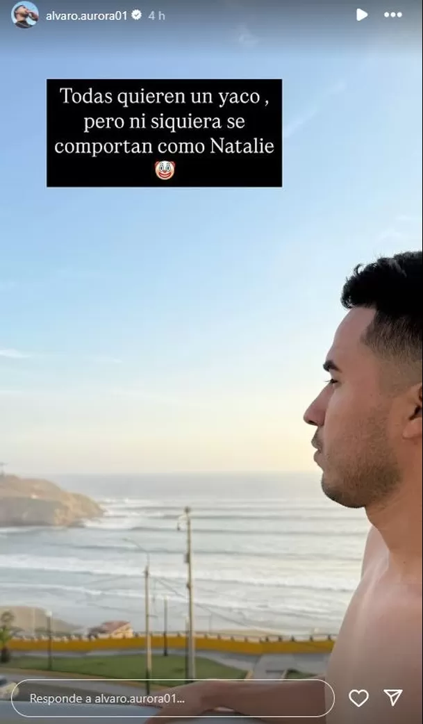 Mensaje de Álvaro Aurora en redes sociales. Fuente: Instagram Mensaje de Álvaro Aurora en redes sociales. Fuente: Instagram