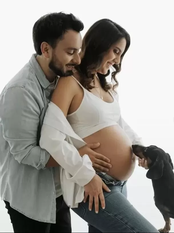 Guillermo Castañeda anunció el nacimiento de su hija Martina y mostró la primera foto en Instagram. Foto: Instagram