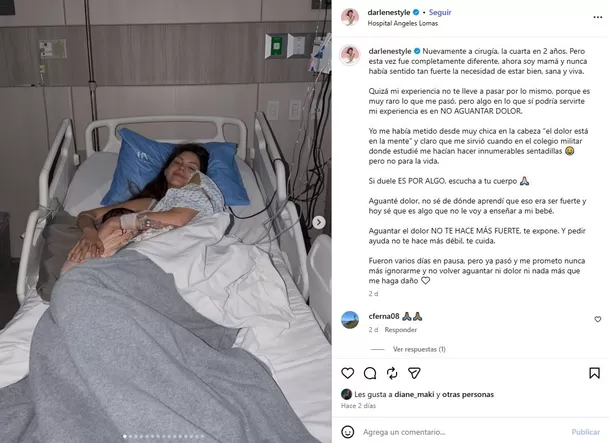 La exchica reality compartió una profunda reflexión tras el difícil momento que le tocó vivir. Foto: IG @darlenestyle