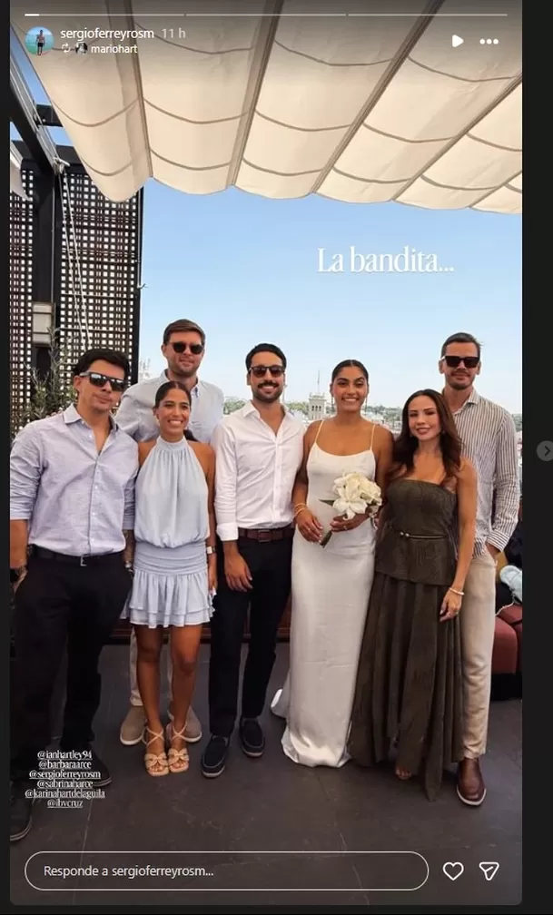 La recordada exchica reality, hermana de Mario Hart, dio el sí en Madrid tras alejarse de los reflectores y construir una vida lejos de la televisión peruana.Video: Instagram La recordada exchica reality, hermana de Mario Hart, dio el sí en Madrid tras alejarse de los reflectores y construir una vida lejos de la televisión peruana.Video: Instagram