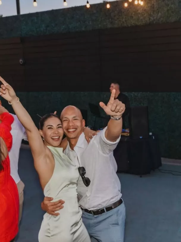 Fabianne Hayashida y su pareja Michael Chang / Instagram Fabianne Hayashida y su pareja Michael Chang / Instagram