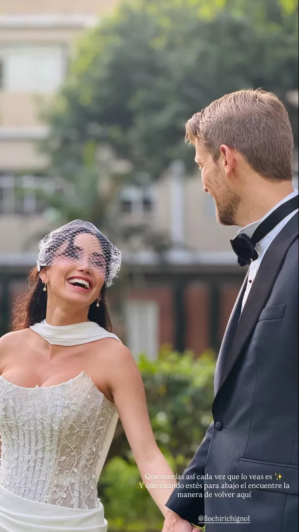 La modelo Fiorella Chirichigno protagonizó emotivas postales con su esposo / Instagram