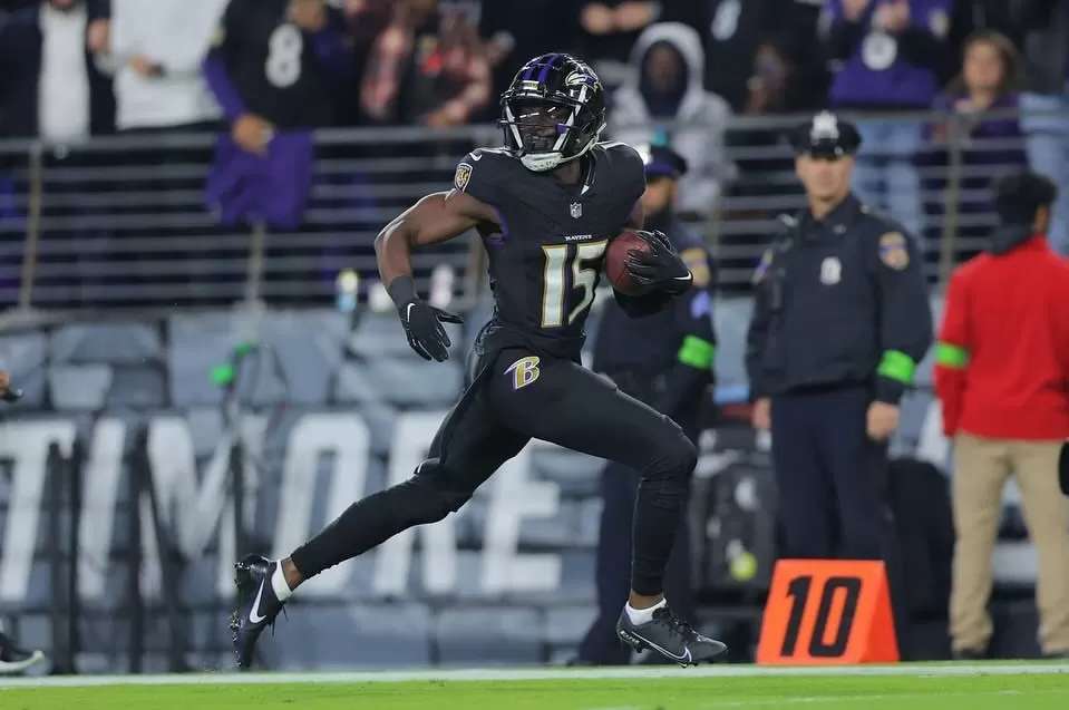 Nelson Agholor jugador de Baltomore Ravens en la NFL/Foto: Instagram