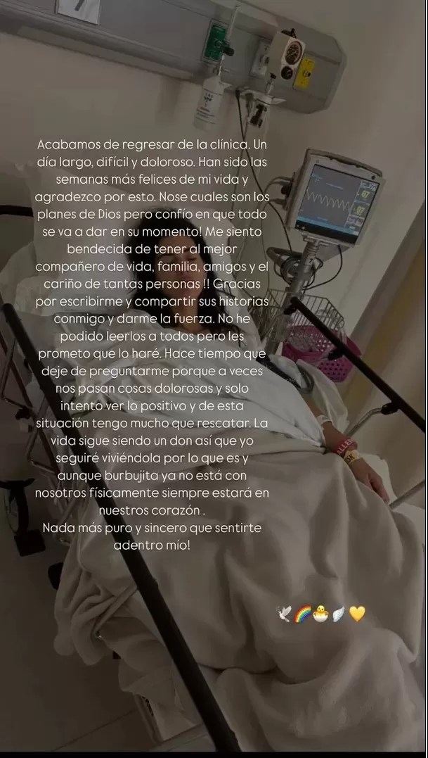 Alessandra Bonelli publicó mensaje en redes sociales. Fuente: Instagram Alessandra Bonelli publicó mensaje en redes sociales. Fuente: Instagram