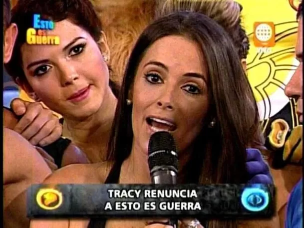 En el 2014, Tracy Freundt fue parte de 'Esto es Guerra' / América Tv En el 2014, Tracy Freundt fue parte de 'Esto es Guerra' / América Tv