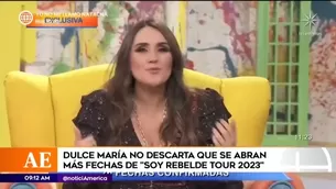 Exintegrante de RBD Dulce María anunció novedades