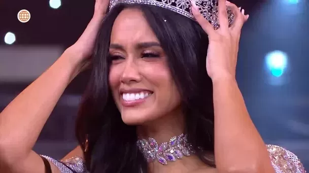 Camila Escribens se coronó como Miss Perú 2023. Fuente: AméricaTV Camila Escribens se coronó como Miss Perú 2023. Fuente: AméricaTV