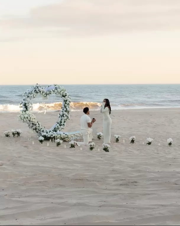 Así fue la pedida de mano de Camila Escribens. Fuente: Instagram Así fue la pedida de mano de Camila Escribens. Fuente: Instagram