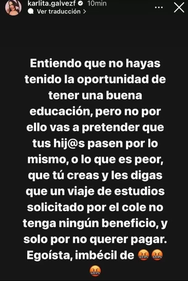 Ex de Miguel Trauco le envió tremendo mensaje en redes sociales / Instagram