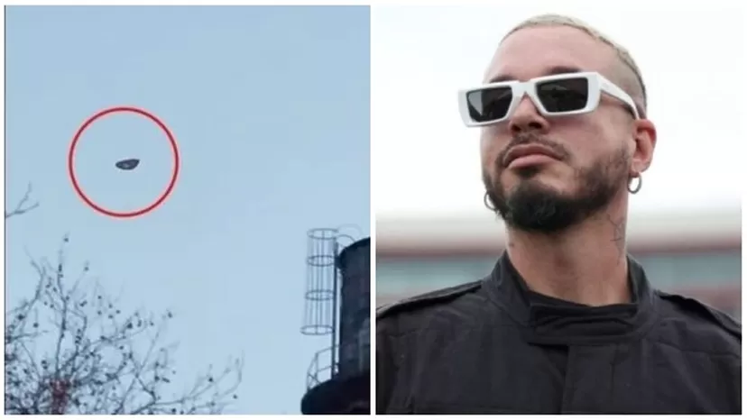 ¿Extraterrestres? J Balvin captó un extraño objeto volador con su celular