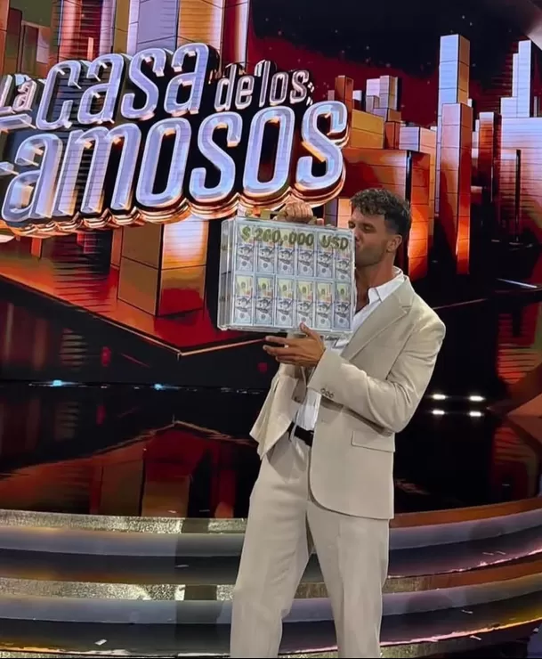 Fabio Agostini ganó la final de ‘La Casa de los Famosos 6’ y se llevó 200 mil dólares / IG:  fabioagostinifit