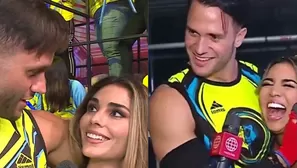 Fabio Agostini se lució muy cariñoso con Gabriela Herrera ¿y Vania Torres?/Fotos y video: 'América Espectáculos'