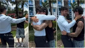 Fabio Agostini se reencuentra al borde del llanto con Hugo García tras ganar LCDLF / IG: @fabioagostinifit