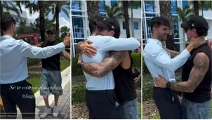 Fabio Agostini se reencuentra al borde del llanto con Hugo García tras ganar LCDLF / IG: @fabioagostinifit