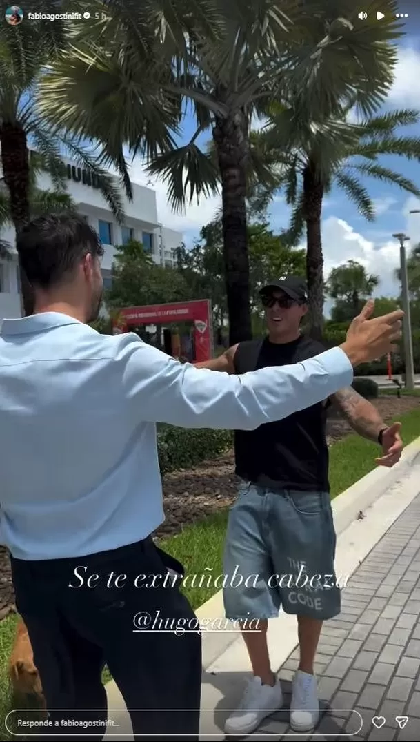 El conmovedor reencuentro entre Hugo García y Fabio Agostini tras ganar La Casa de los Famosos / IG: @fabioagostinifit El conmovedor reencuentro entre Hugo García y Fabio Agostini tras ganar La Casa de los Famosos / IG: @fabioagostinifit
