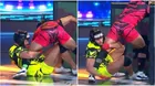 Fabio Agostini tuvo fuerte enfrentamiento con Leandro en el suelo