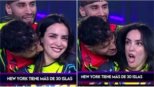 Fabio Agostini puso nerviosa a Rosángela Espinoza con tremenda mordida en el cuello / AméricaTV