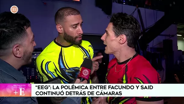 Facundo González se mostró ofuscado por el cargamontón que le hicieron. Foto: América TV Facundo González se mostró ofuscado por el cargamontón que le hicieron. Foto: América TV