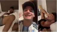 Facundo González despierta a Fabio Agostini con "terrible" broma