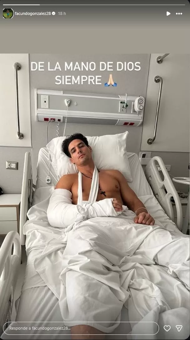 En medio de este proceso, el popular ‘Wacho’ se mostró desde la clínica y dejó un mensaje que refleja su estado anímico. Foto: Instagram
