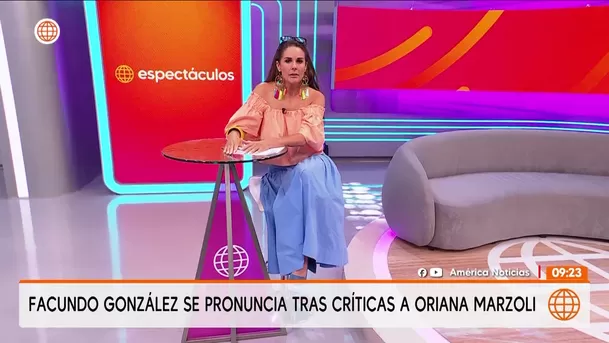 Rebeca Escribens cuestionó comportamiento de Oriana Marzoli en 'La Casa de los Famosos'. Foto: América TV Rebeca Escribens cuestionó comportamiento de Oriana Marzoli en 'La Casa de los Famosos'. Foto: América TV