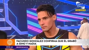 Facundo González: Yo grabé video de Gino Assereto y Nadia Collantes