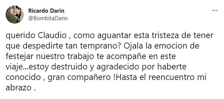 Falleció a los 65 años, Claudio da Passano, actor de 'Argentina, 1985' nominada al Oscar