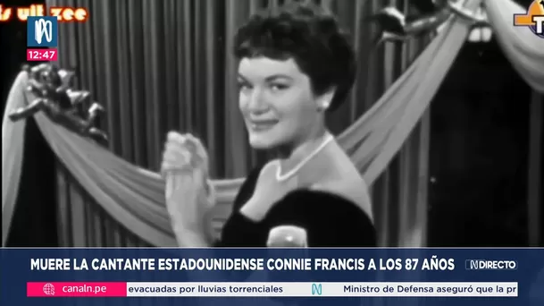 Connie Francis en su juventud, la voz detrás de "Pretty Little Baby", éxito que revivió en TikTok. Foto: Canal N Connie Francis en su juventud, la voz detrás de "Pretty Little Baby", éxito que revivió en TikTok. Foto: Canal N