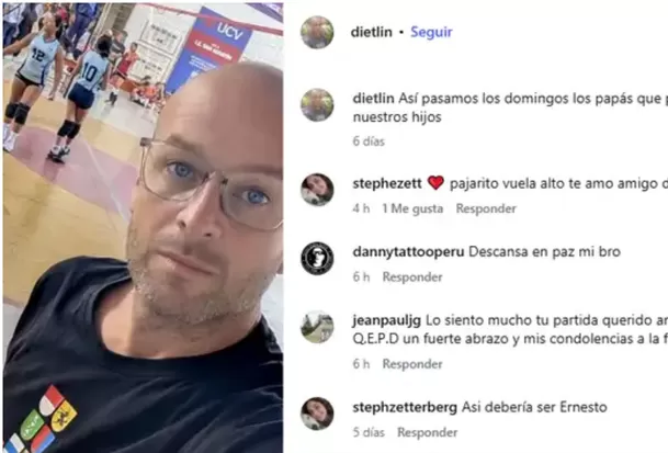 El último mensaje de Francois Dietlin en redes sociales poco antes de su fallecimiento / Facebook El último mensaje de Francois Dietlin en redes sociales poco antes de su fallecimiento / Facebook