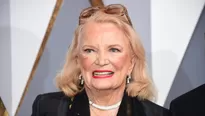 Gena Rowlands falleció el pasado miércoles 4 de agosto a los 94 años. Fuente: AFP